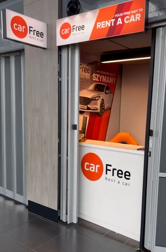 Wynajem aut na lotnisku Olsztyn Mazury / fot. CarFree