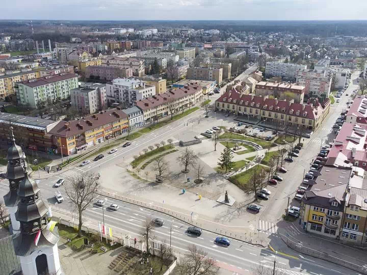 Stary Rynek w Mińsku Mazowieckim