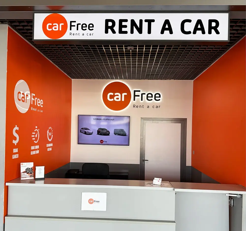 Wynajem aut na lotnisku w Katowicach / fot. CarFree