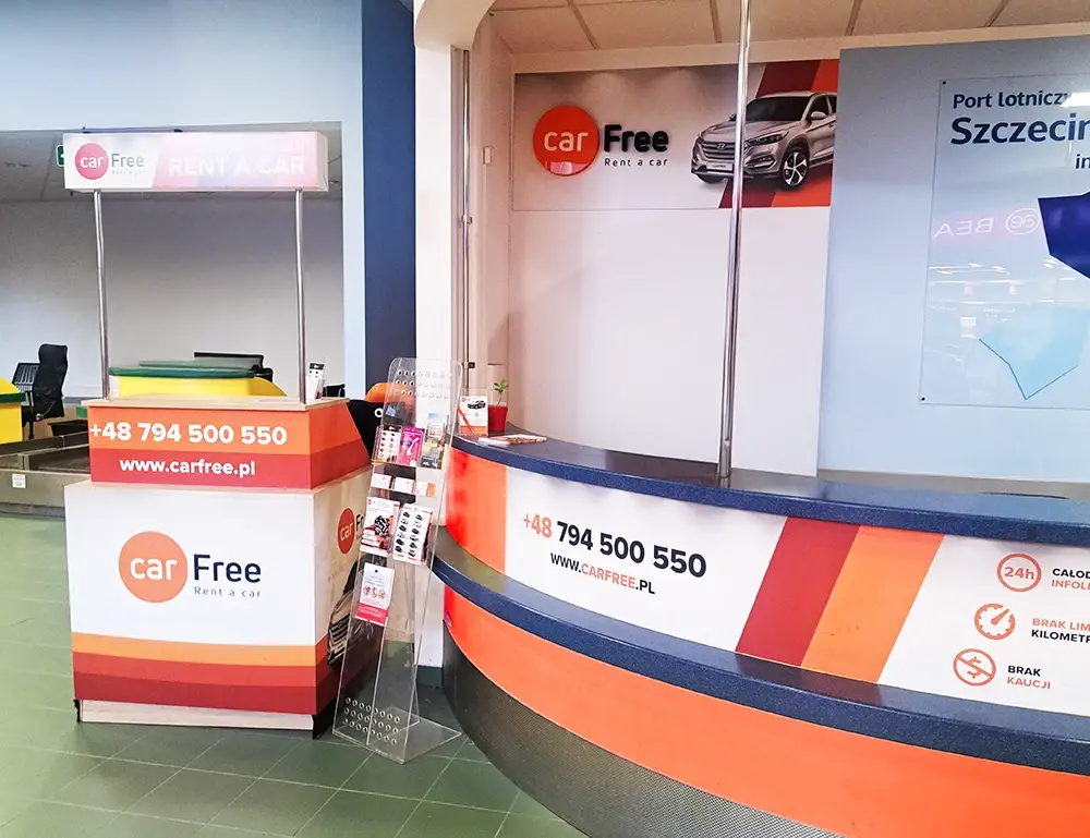 Rent a car at Szczecin Airport / fot. CarFree