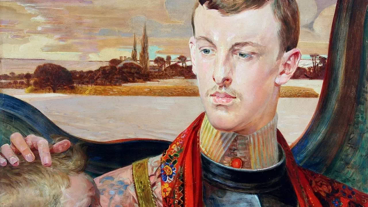 Portret Henryka Sienkiewicza w Pałacyku Henryka Sienkiewicza w Oblęgorku