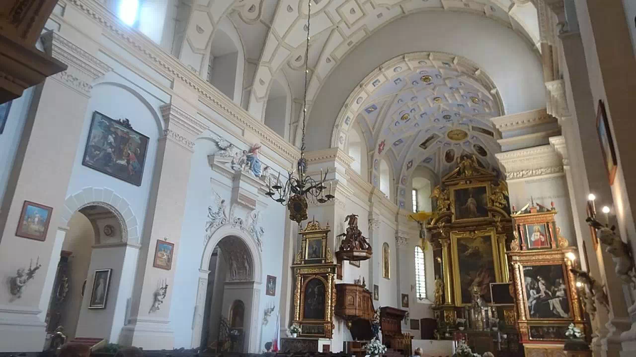 Wnętrze Kościoła Farnego w Kazimierzu Dolnym