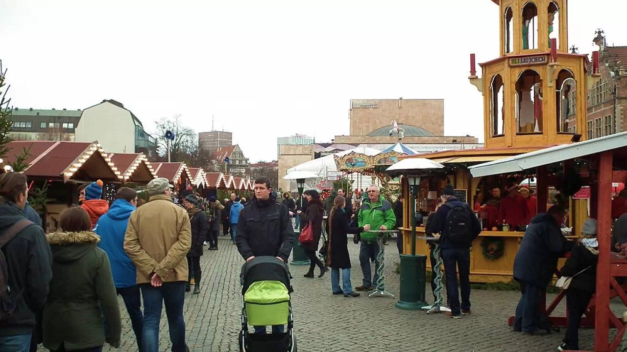 Jarmark świąteczny w Gdańsku