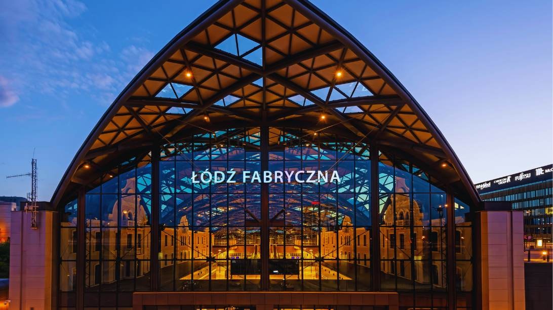 Łódź Fabryczna PKP / fot. Canva.com