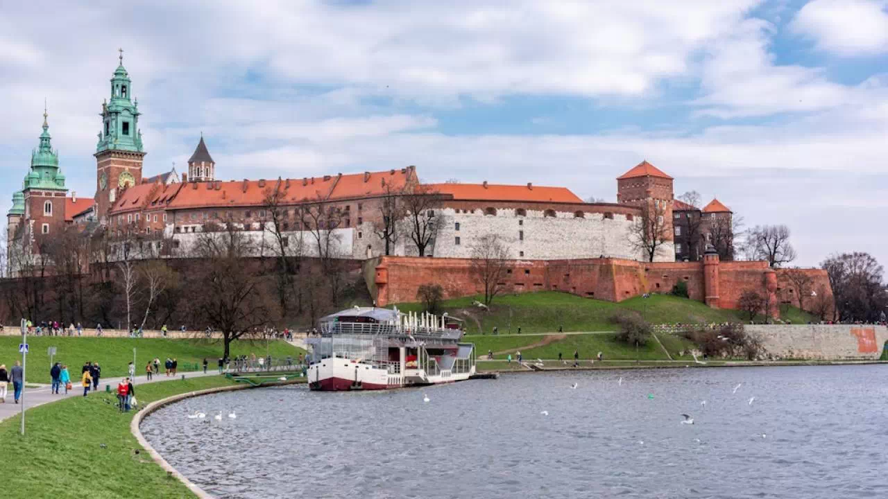 Wawel - widok z rzeki