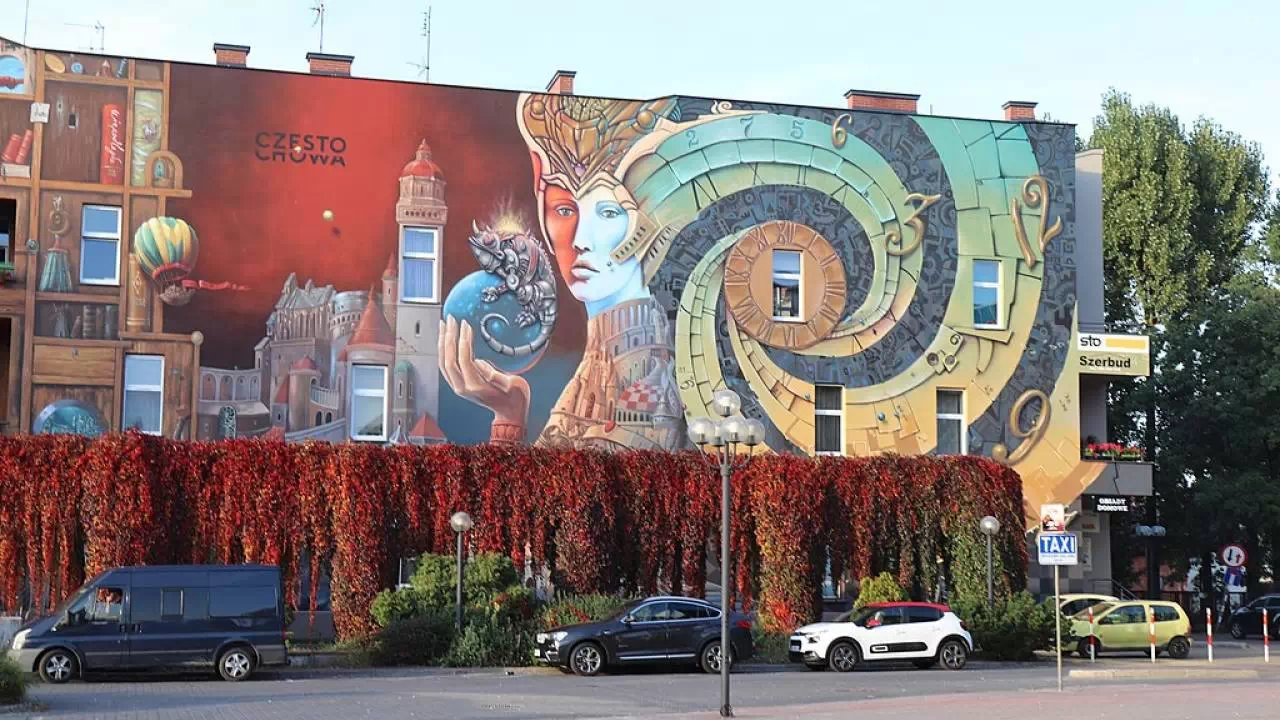 Mural w Częstochowie