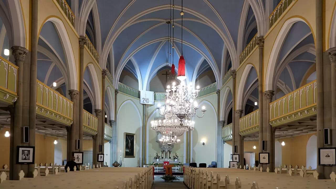 Wnętrze Kościoła Zbawiciela w Bielsku-Białej